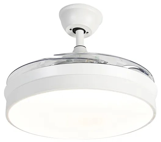 Ventilator de tavan alb cu telecomandă inclusiv LED - Xiro