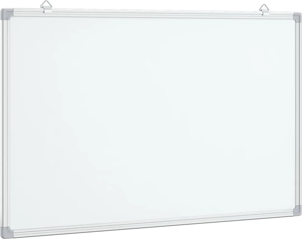 vidaXL Tablă magnetică, alb, 80x50x1,7 cm, aluminiu