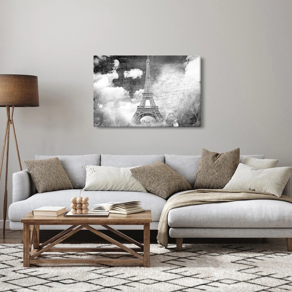 Tablou - Carte poștală de epocă a orașului N⁰3 (90x60 cm)