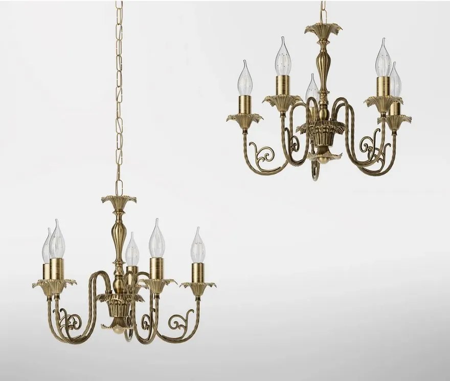 Candelabru din alama masiva stilul fastuos Ludovic al XV-lea