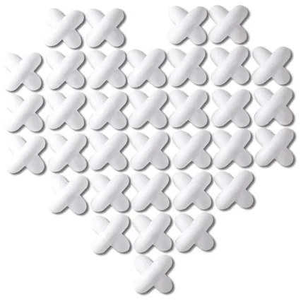 Decoraţiune pentru perete CROSS STITCH set/40buc