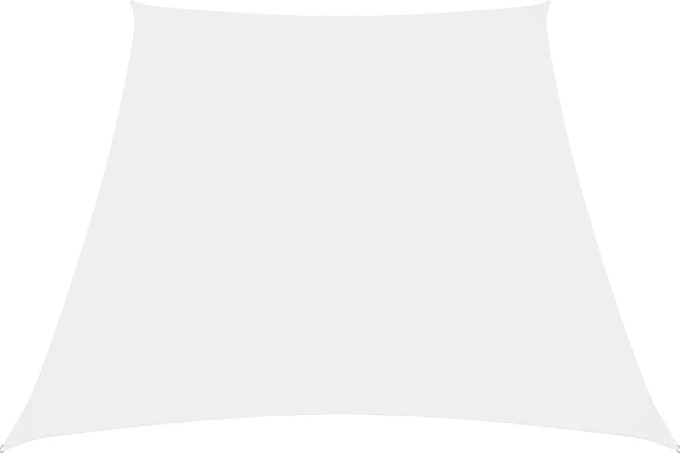vidaXL Pânză parasolar, alb, 3/4x3 m, țesătură oxford, trapez