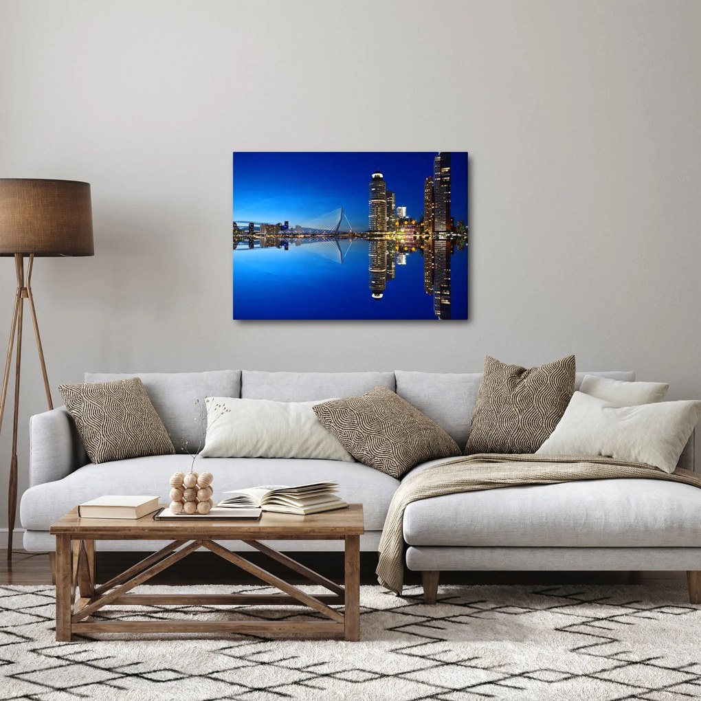 Tablou - Rotterdam nocturn (70x50 cm)