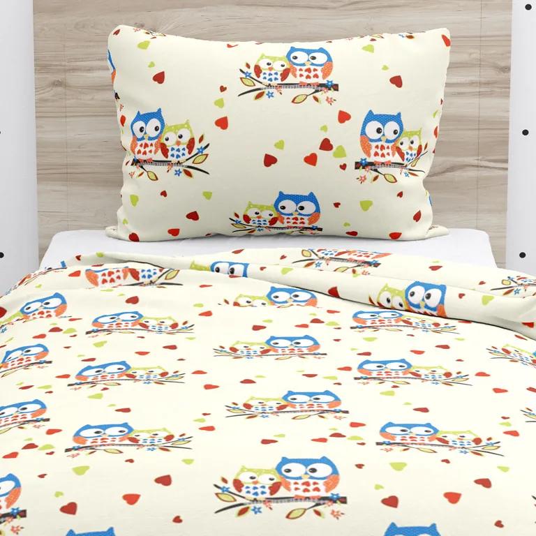 Goldea lenjerie de pat din bumbac pentru copii - model 687 140 x 200 și 70 x 90 cm