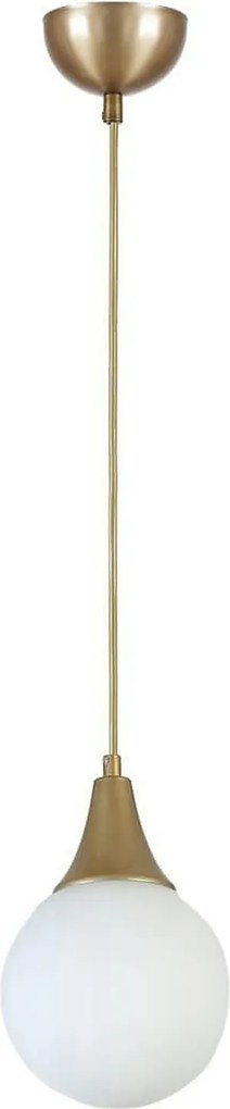 Lustre 846STL5167, auriu/alb, metal/sticla, 15x25-70 cm