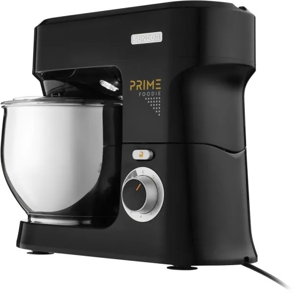 Sencor - Robot de bucătărie cu bol din inox, 1000 W/230 V, negru