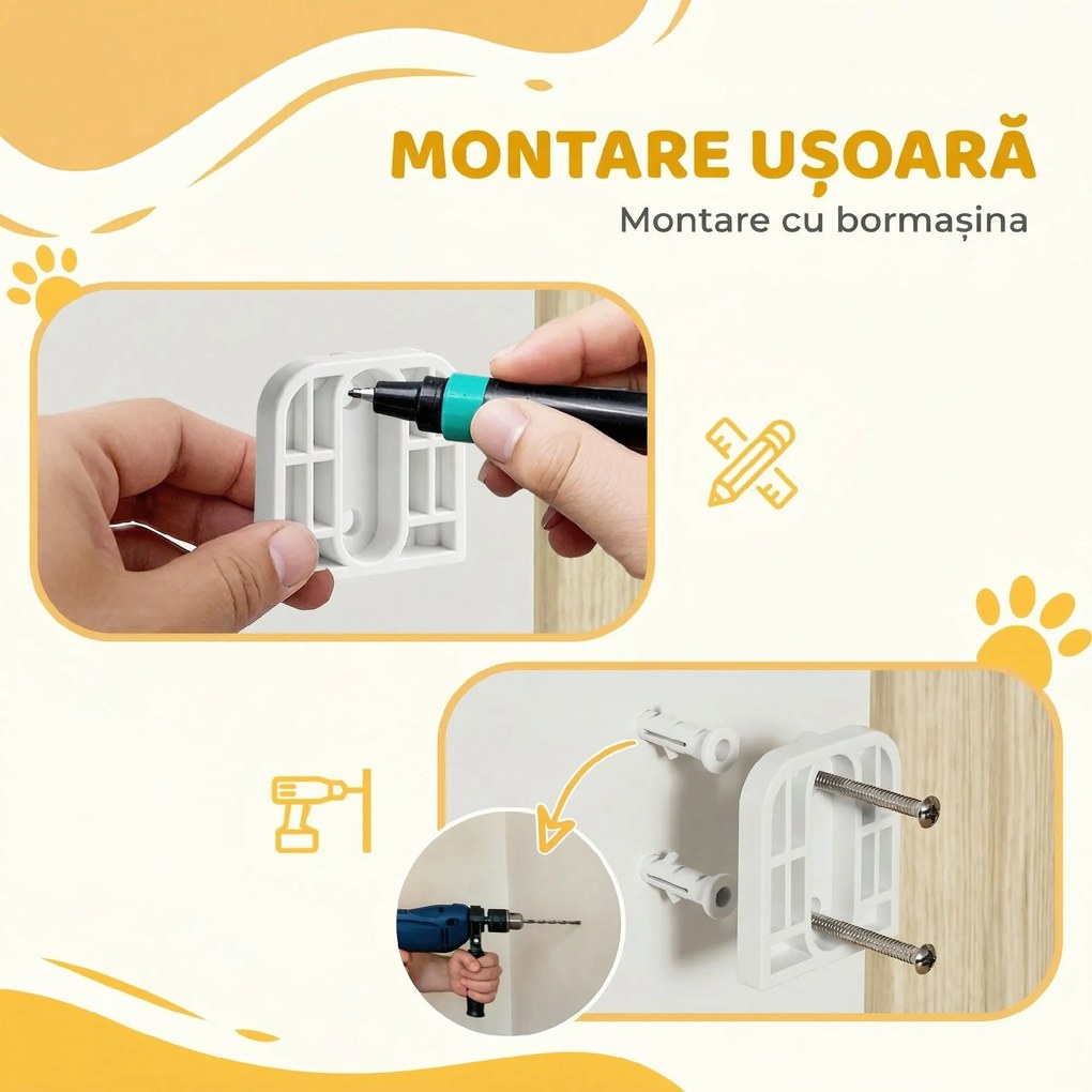 PawHut Barieră extensibilă divizor | Aosom Romania