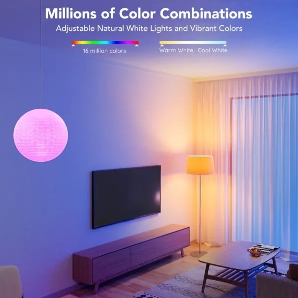 Govee - Bec LED RGBWW dimabil inteligent E27/12W/230V 2700-6500K Wi-Fi