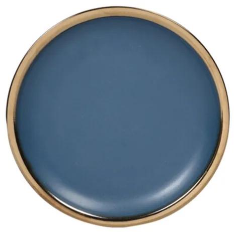 Farfurie desert Finesse din portelan albastru 21 cm