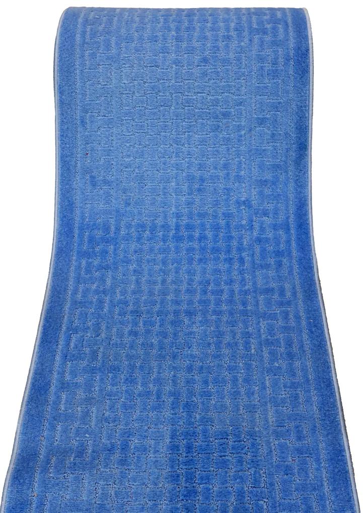 Model  Albastru, Traversa Festonata, Latime 67 cm, Antiderapant