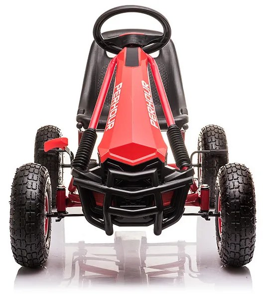 Pedal go-kart roșu