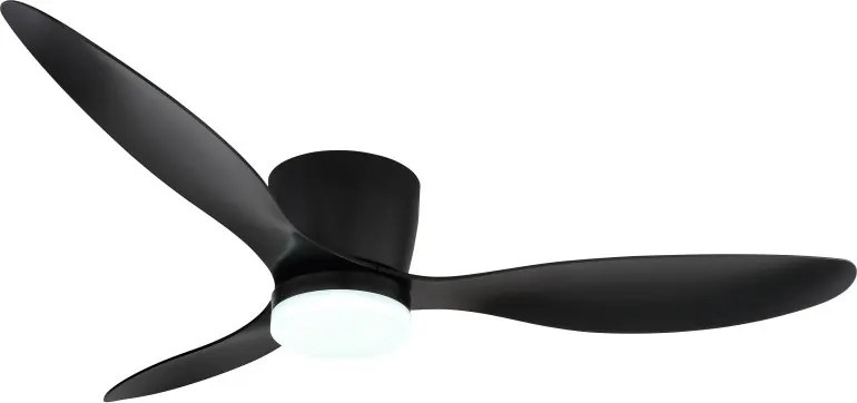 Lustra LED cu ventilator si telecomanda ARMANDO negru 03666S GL