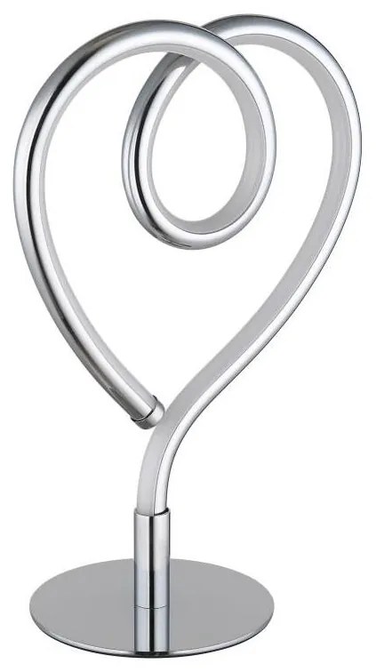 Lampă LED de masă Globo 28054C AMORE LED/6W/230V crom lucios