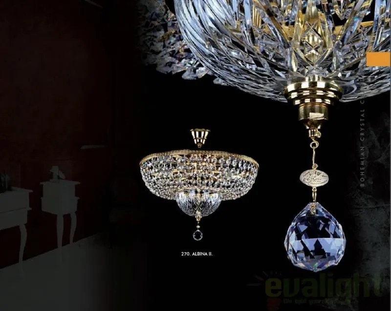 Plafonier cristal Bohemia diametru 50cm Albina II. CE