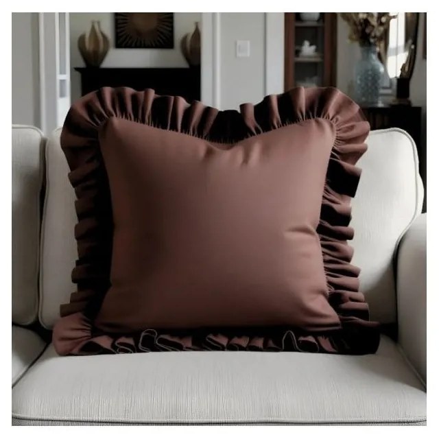 Față de pernă din amestec de bumbac 40x40 cm Ruffled – Mila Home