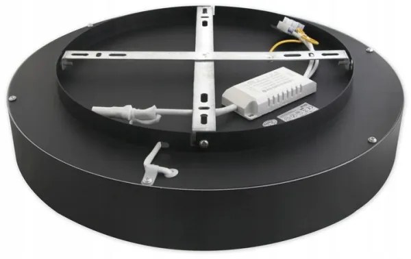 Plafonieră LED dimabilă NOVA LED/54W/230V 3000-6500K neagră + telecomandă