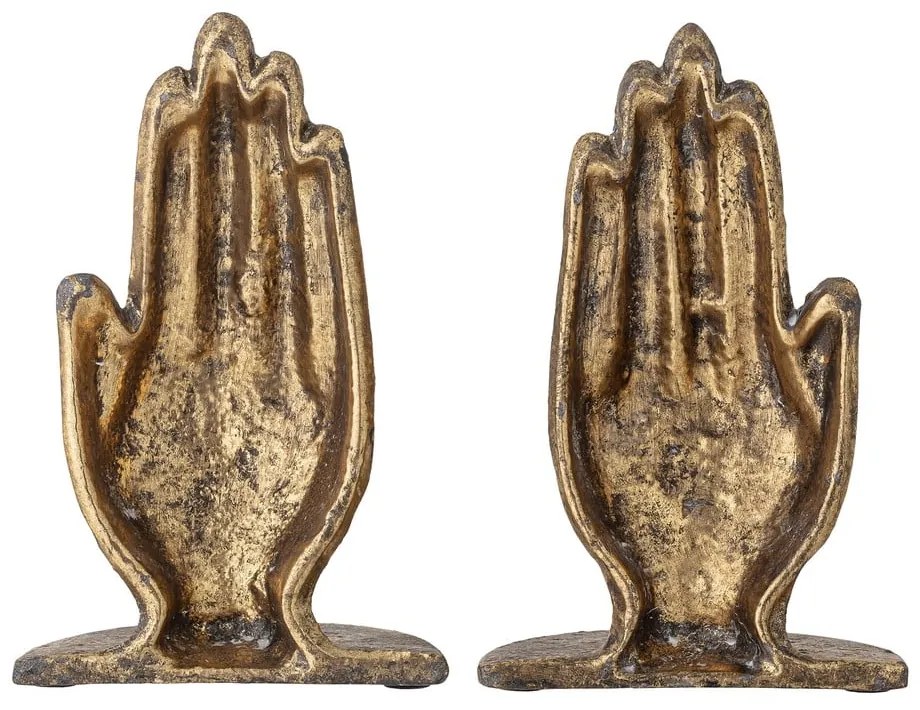 Set 2 suporturi de cărți din metal Bloomingville Anders, înălțime 18 cm
