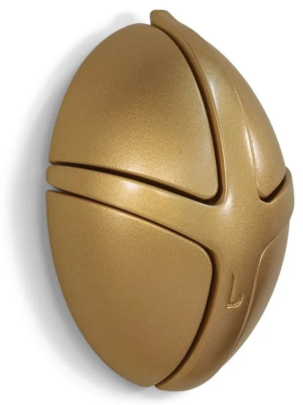 Cârlig auriu de montat pe perete din plastic Tick – Spinder Design