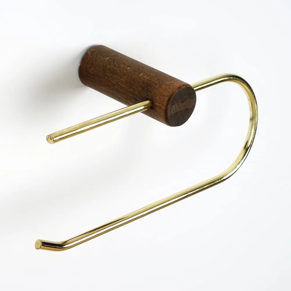 Suport pentru hârtie igienică de perete din lemn – Kalune Design