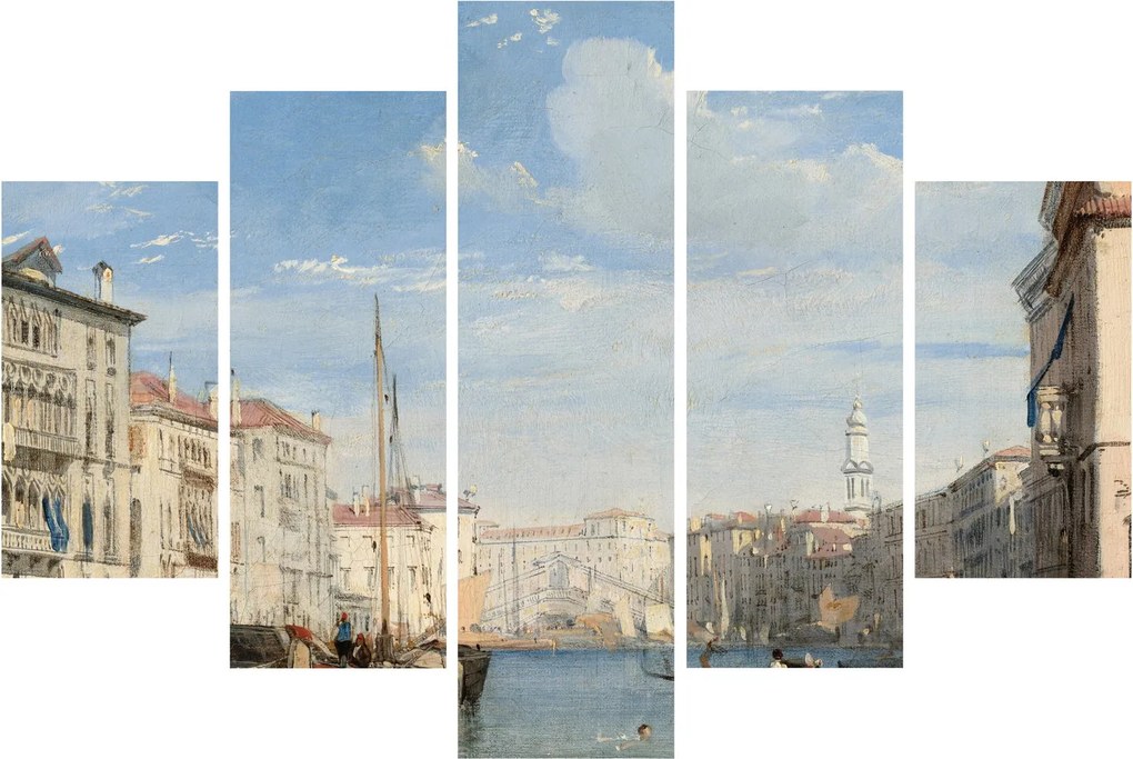 Tablou - Richard Parkes Bonington, The Grand Canal, reproducere (150x105 cm)