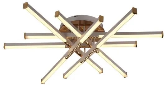 Lustră LED dimabilă aplicată LED/90W/230V 3000-6500K + telecomandă