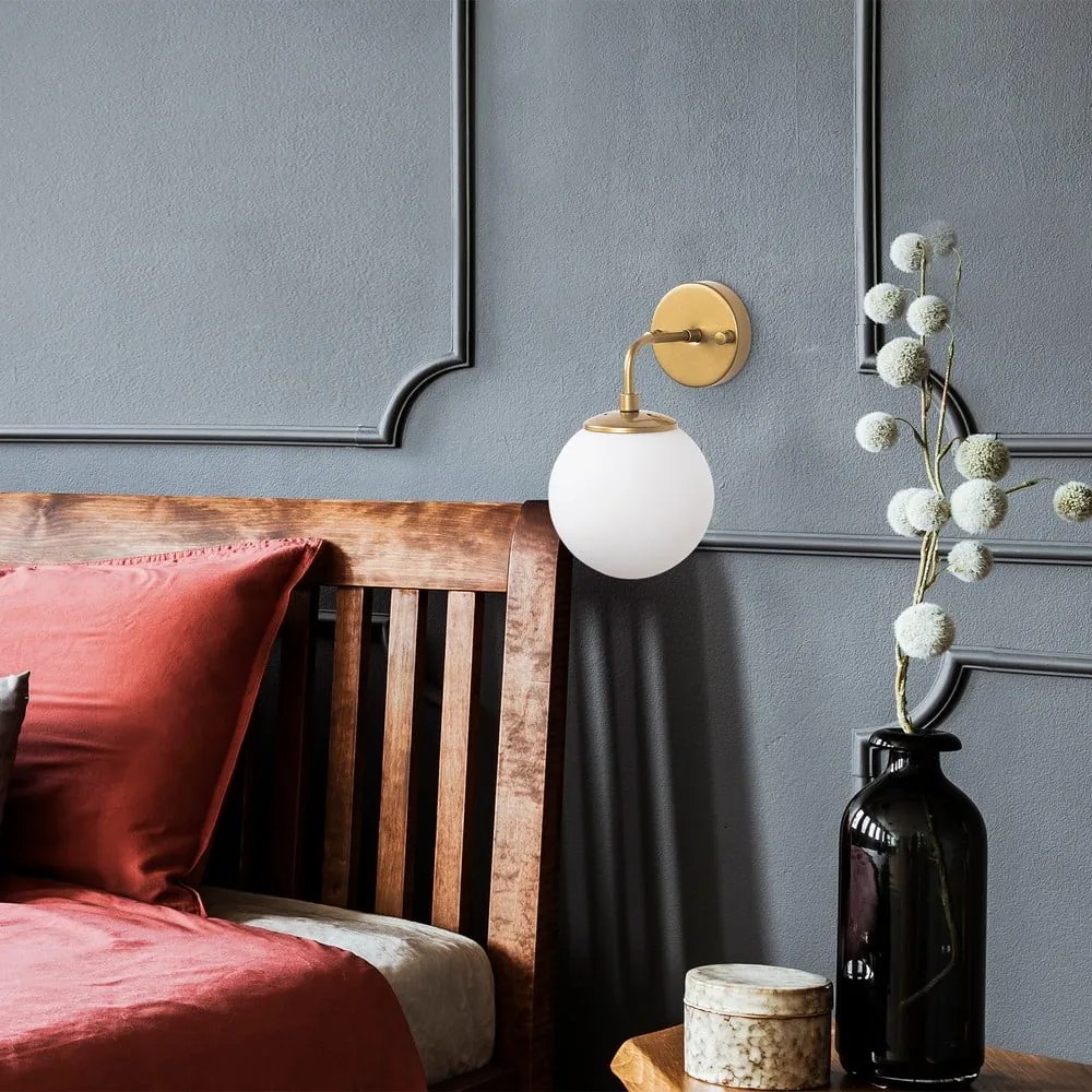 Aplică de perete aurie Horn – Opviq lights