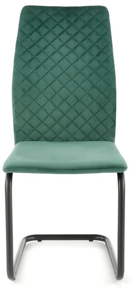 Scaun de bucaterie Roel, verde/negru