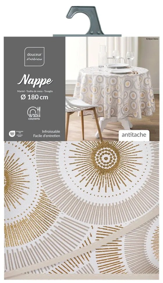 Față de masă ø 180 cm Eclipse – douceur d'intérieur