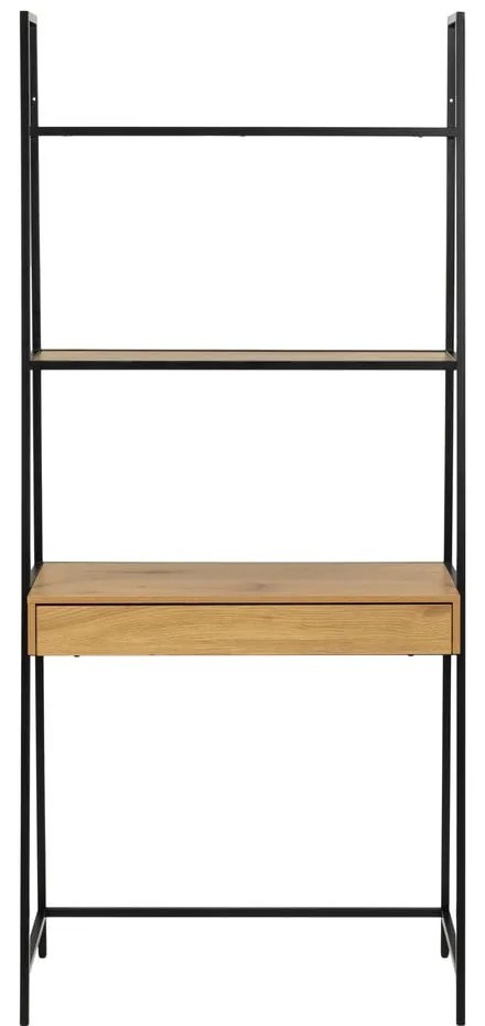 Bibliotecă în decor de stejar sălbatic Actona Seaford, 77 x 174,5 cm