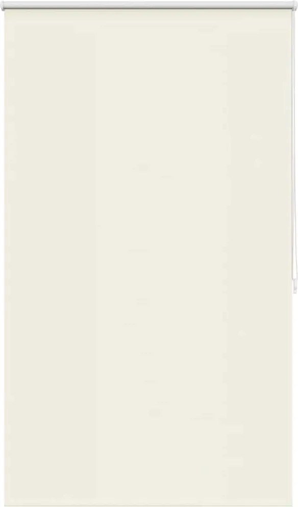 vidaXL Jaluzea opacă 124,4x175 cm, lățime material 120 cm, alb-gălbui