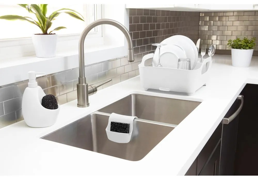 Dozator de săpun lichid alb din ceramică 590 ml Joey – Umbra