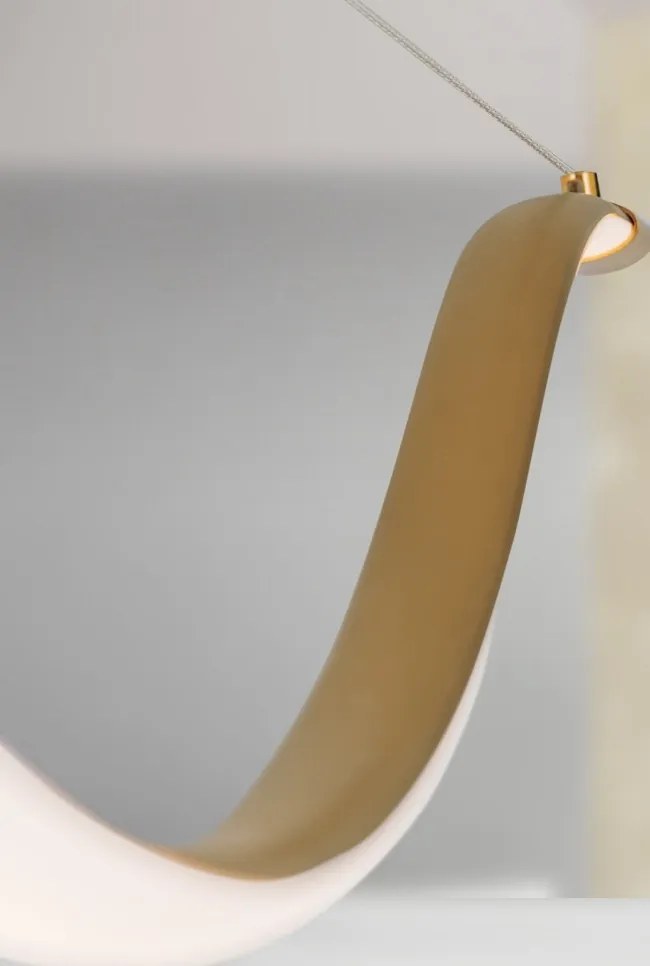 Lustra LED suspendata design modern Donna aurie