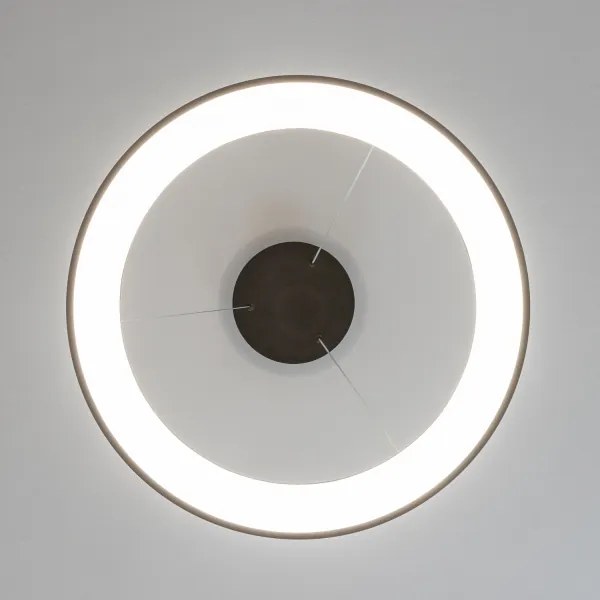 Brilagi - Pendul LED FALCON II cu dimmer, pe cablu, 99W/230V, diam. 60 cm, negru + telecomandă