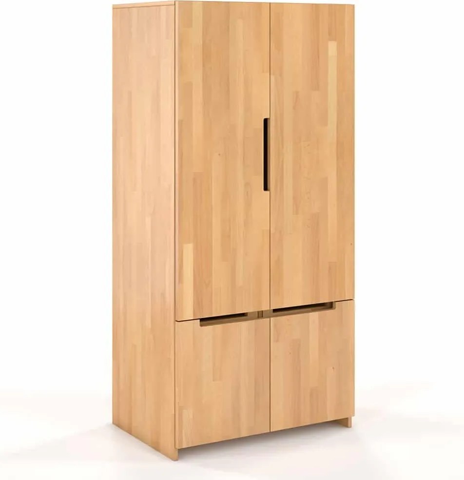 Dulap lemn masiv TerraCraft Fag, 86 × 60 × 180 cm