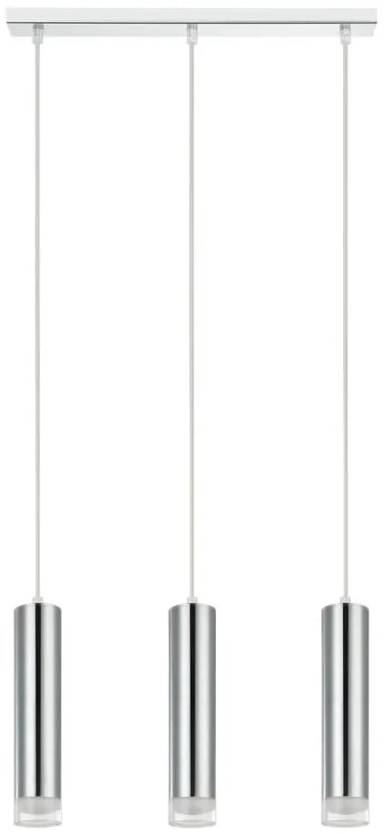 Lustră pe cablu ARMIN 3xGU10/10W/230V crom lucios