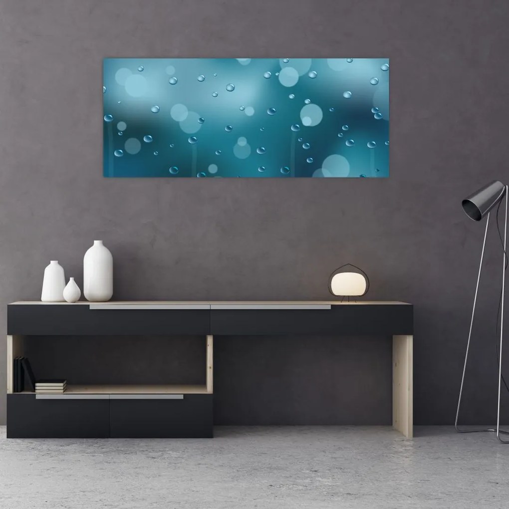 Tablou cu picături (120x50 cm)