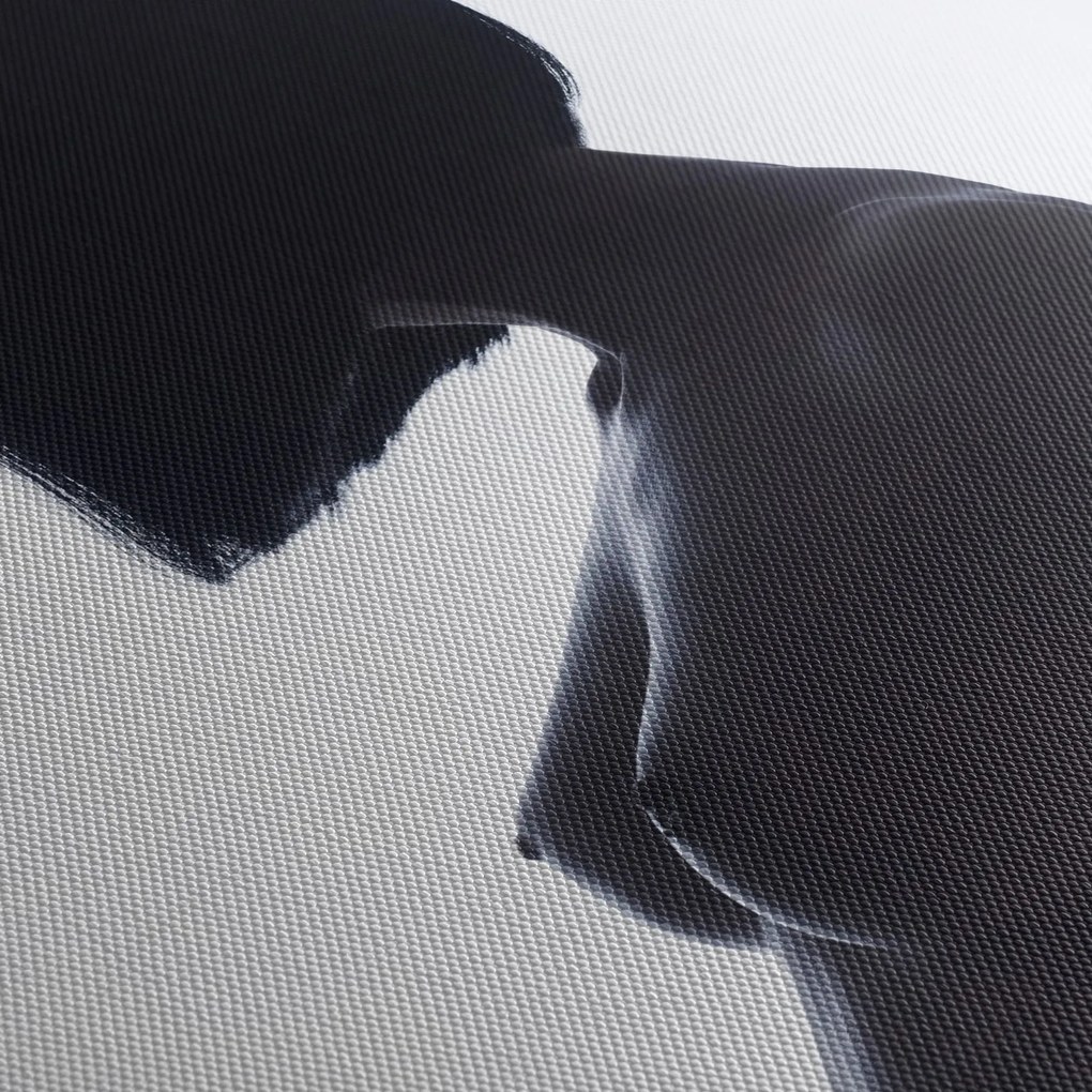 Tablou - Silueta feminină,nud (cu ceas) (90x30 cm)