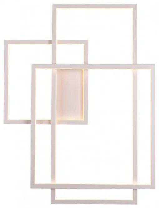 Aplica LED XXL perete / tavan design modern GEOMETRIC alba W0234 MX