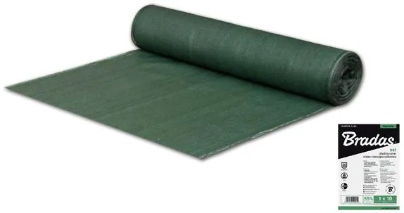 Plasa de umbrire verde 1,2x10m 80% umbrire