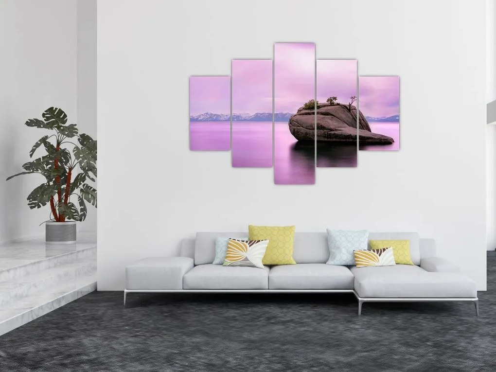 Tablou cu piata în mare (150x105 cm)