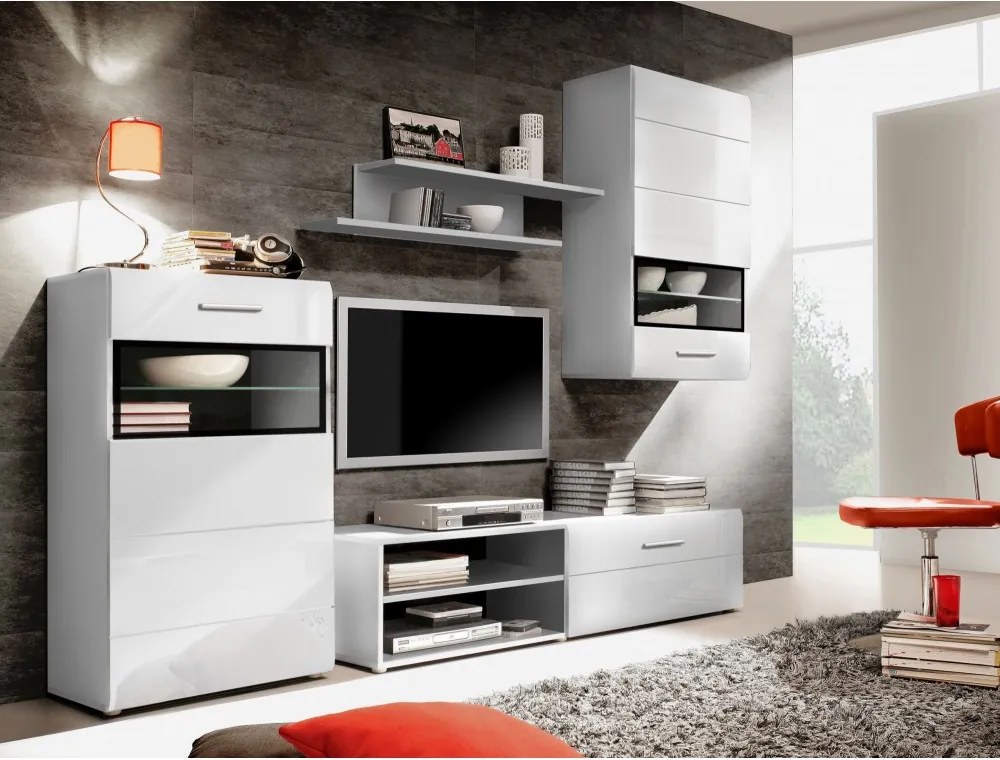 LIVING SOFT HG ALB 240X43X210 cm