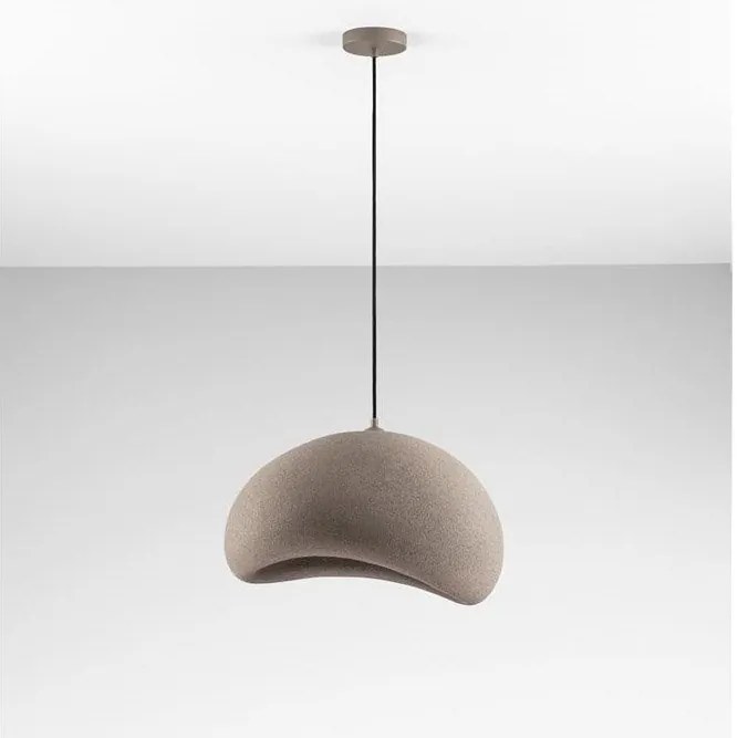 Lustra suspendata design modern, Stone Brown, AERE, L 50cm