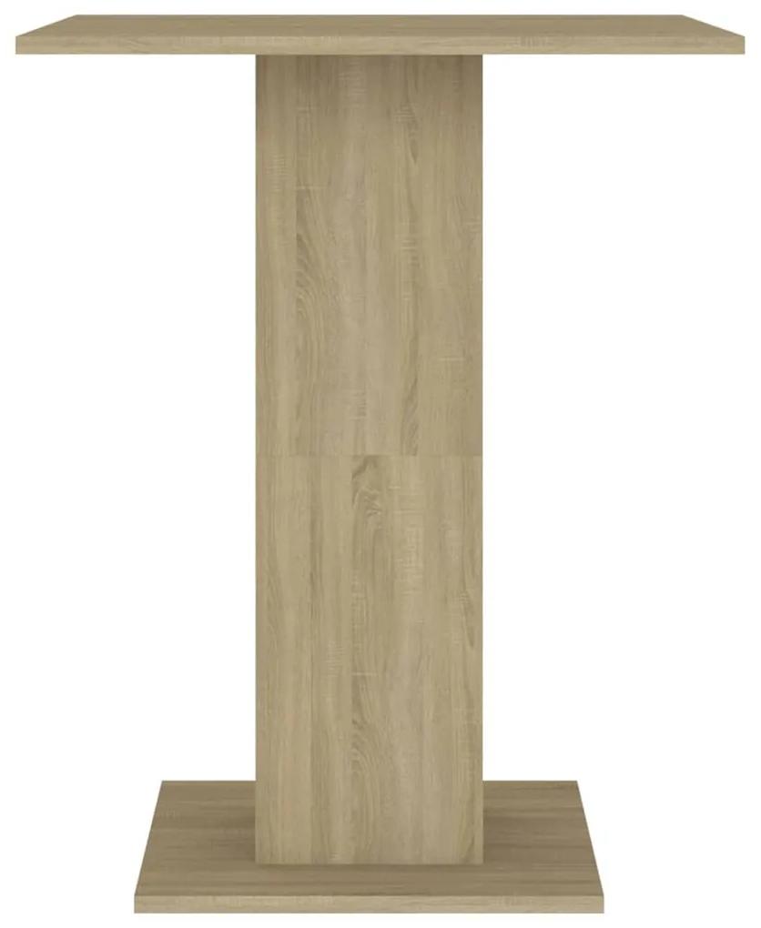 Masa de bistro, stejar Sonoma, 60 x 60 x 75 cm, PAL 1, Stejar sonoma
