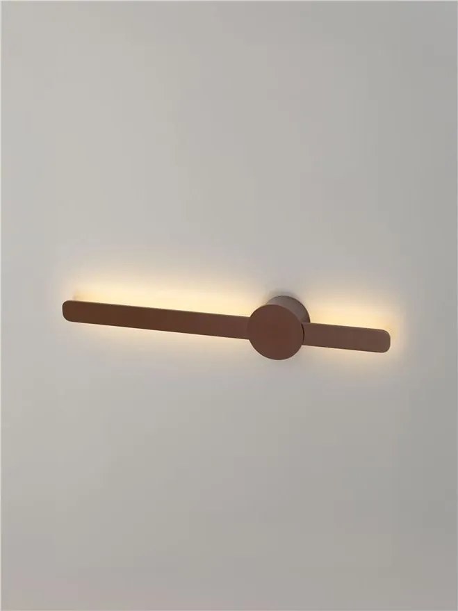 Aplica de perete LED ambientala NOREI maro