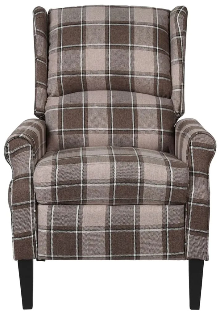 329300 vidaXL Fotoliu rabatabil, bej, material textil