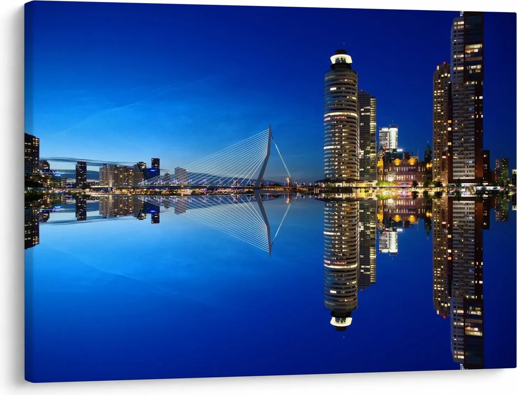 Tablou - Rotterdam nocturn (70x50 cm)