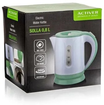 Fierbător electric Activer Solla 0,8 l, mentă