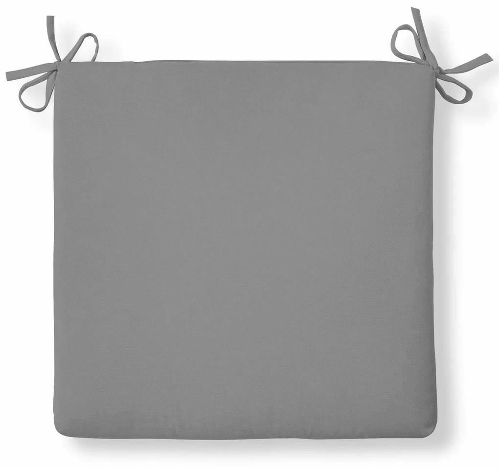 Pernă șezut Domarex xford Mia impermeabilă, gri, 40 x 40 cm