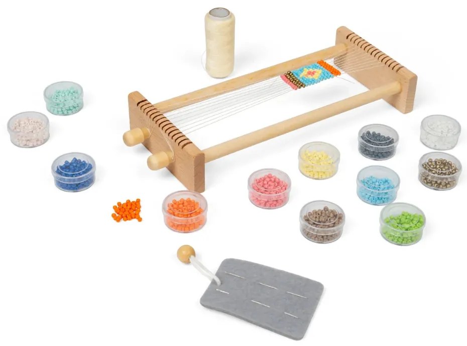 KIT DE TESUT CU MARGELE - BIGJIGS TOYS (36065)