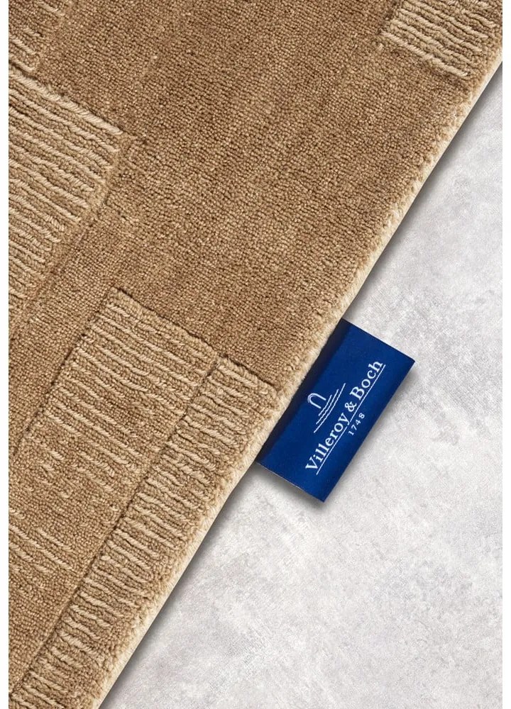 Covor bej țesut manual din lână 190x280 cm Wilhelmine – Villeroy&amp;Boch